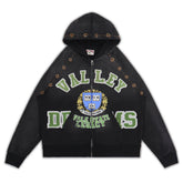 Letter Pattern Hoodie #V6073
