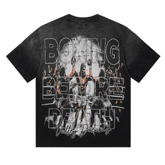Boxing Champion Printed T-shirt #V1115