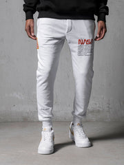 MODP White NASA Sweatpants