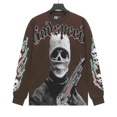 Skeleton Gunner Long Sleeve T-Shirt