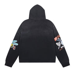 Letter Pattern Hoodie #VA09