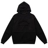 Letter Logo Splicing Hoodie