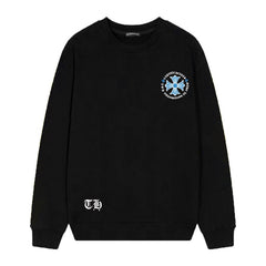 Letter Cross Pattern Sweatshirt #P09