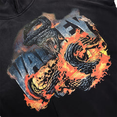 Letter Pattern Hoodie #V5905
