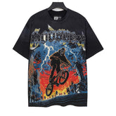 Skull Bicycle Pattern T-shirt #G5403/G6403