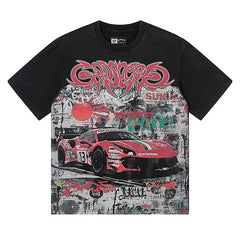 Racing Car Pattern T-shirt #G1186/G3186