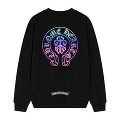 Letter Cross Pattern Sweatshirt #D37