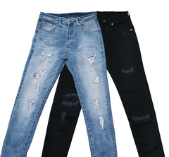 Jack & Jones MX1 ripped skinny jeans