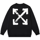 Paint Arrow Slim Sweatshirts