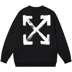 Paint Arrow Slim Sweatshirts