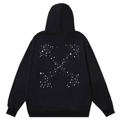 Bling Stars Arrow Reg Hoodie