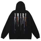PRINTING PAINT DRIP POPOVER HOODIE
