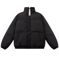 colorful laser stand collar down jacket