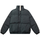 colorful laser stand collar down jacket