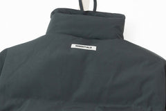 colorful laser stand collar down jacket