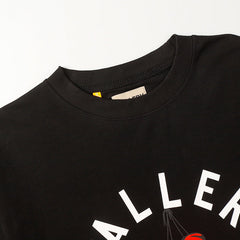 Logo Printed T-Shirt Black Loose Fit