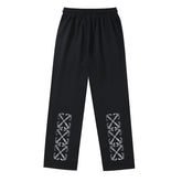 Arrow Printed Trousers Straight Loose Casual Pants #1067