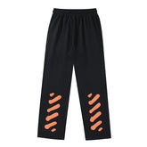 Arrow Printed Trousers Straight Loose Casual Pants #1073