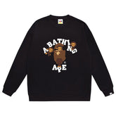 Head Cartoon Baby Milo Print Sweatshirt