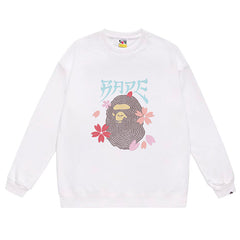 Head Cherry Blossom Cartoon Sweatshirt