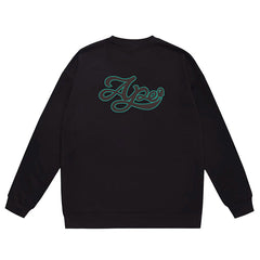 Head Letter Print Sweatshirt