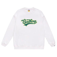 Head Letter Print Sweatshirt