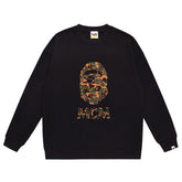 Camo Head Print Sweatshirt