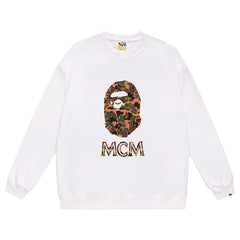 Camo Head Print Sweatshirt