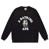 Head Plaid Pattern Print Sweatshirt