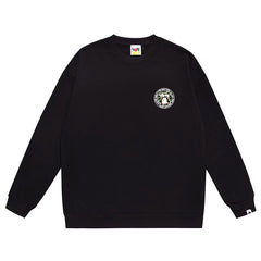 Letter Print Crew Neck Sweatshirt