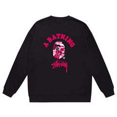 Head Pattern Print Sweatshirt
