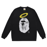 Head Pattern Print Sweatshirt