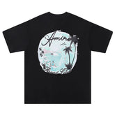Paradise Airbrush Cotton T-Shirt
