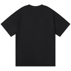 Logo Pattern Print T-Shirt