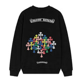 Letter Cross Pattern Sweatshirt #P02
