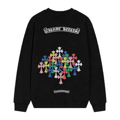 Letter Cross Pattern Sweatshirt #P02