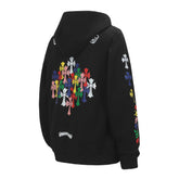 CH Letter Cross Pattern Hoodie #K16