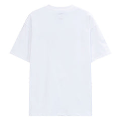 Letter Embroidery T-Shirt Whtie