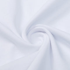 Letter Embroidery Logo T-Shirt White