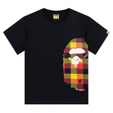 Side Big Head T-Shirt Black