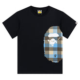 Side Big Head T-Shirt Black