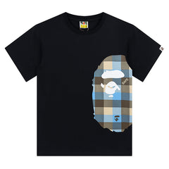 Side Big Head T-Shirt Black