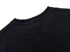 Side Big Head T-Shirt Black