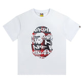 Stroke Camo By Bathing Big Head T-Shirt