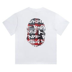 Stroke Camo By Bathing Big Head T-Shirt