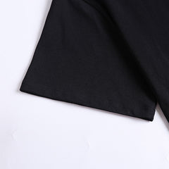Flying bird letter pattern T-Shirt