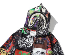 Color Shark Hoodie