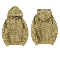 Logo Color Camo Shark Hoodie
