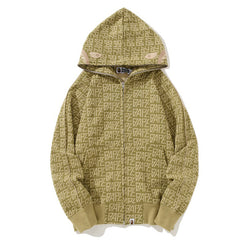 Logo Color Camo Shark Hoodie