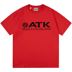MUSIC LIVES ON ATK RED T-SHIRTS